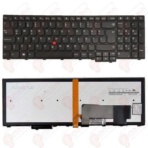 Lenovo ThinkPad P50s, 20FK, 20FL Klavye Led Işıklı Siyah TR
