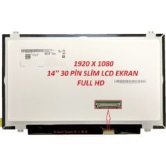 Asus E406M, E406MA, E406N, E406NA Ekran Panel 14 Slim 30 Pin FHD 1920 x 1080