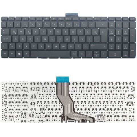 Hp Pavilion 15-AB050NT, 15-AB051NT, 15-AB052NT Klavye Tuş Takımı Tuş Seti Siyah Türkçe