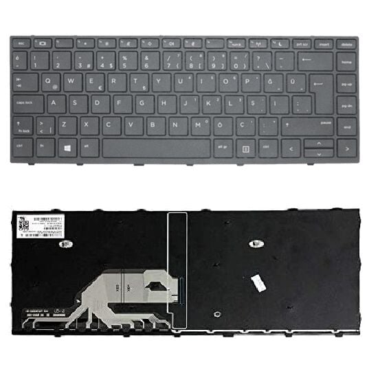 Hp SN6165BL-US, SN6165BL-TR, SN6165-US, SN6165-TR Uyumlu Klavye Tuş Takımı Tuş Seti Siyah Türkçe