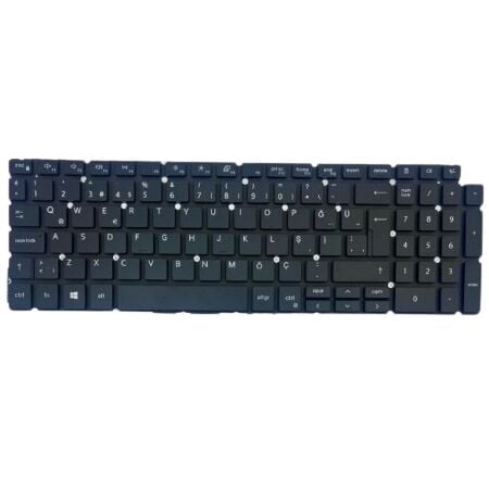 Dell Latitude 3510, 15-3510, 15 3510 Uyumlu Klavye Tuş Takımı Tuş Seti Siyah Türkçe