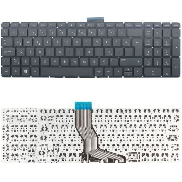 Hp Pavilion 15-AB212NT, 15-AB213NT, 15-AB214NT Klavye Tuş Takımı Tuş Seti Siyah Türkçe