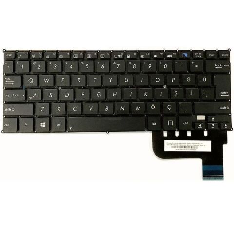 9Z.N8KBU.301 9Z.N8KBU.30T NSK-UR301 NSK-UR30T NSK-UR31D Uyumlu Klavye Tuş Takımı Siyah Türkçe