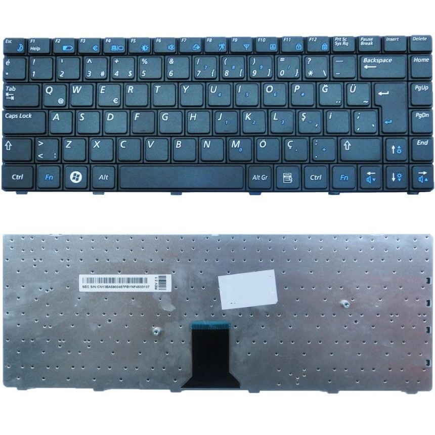 Samsung NP-R518-DS03TR, NP-R518-DS04TR Klavye Siyah TR
