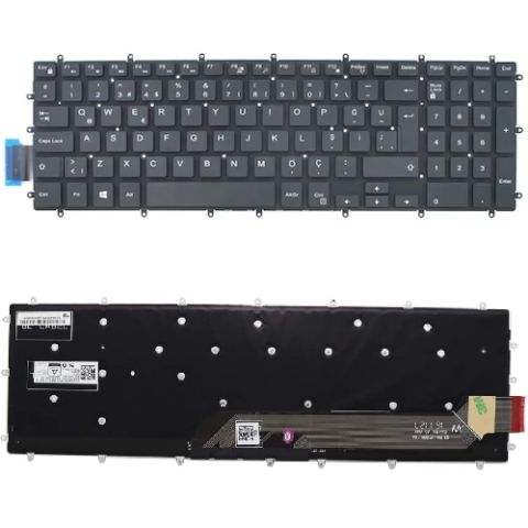 Dell inspiron 5575, 15-5575, 15 5575 Uyumlu Klavye Tuş Takımı Tuş Seti Siyah Türkçe