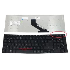 Acer Aspire E5-571G-556W Klavye Tuş Takımı Muadil Tuş Seti Q Türkçe Siyah