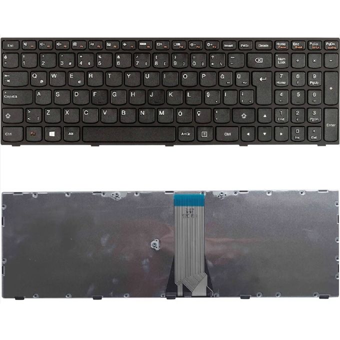 Lenovo 25214668, 25214690, 25214811 Klavye Tuş Takımı Siyah TR