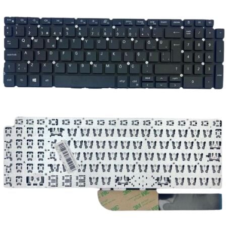 Dell N6502VN3501EMEA09, N6502VN3501EMEA10 Uyumlu Klavye Tuş Takımı Tuş Seti Siyah Türkçe