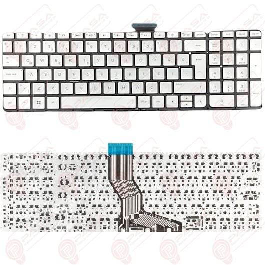 Hp 9Z.NC8LN.201, 9Z.NC8LN.20T, 9Z.NC8LN.501 Klavye Tuş Takımı Tuş Seti Gri Türkçe