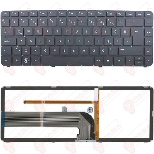 Hp Pavilion DM4-3000, DM4-3100 Klavye Tuş Takımı Tuş Seti Led Işıklı Siyah Türkçe