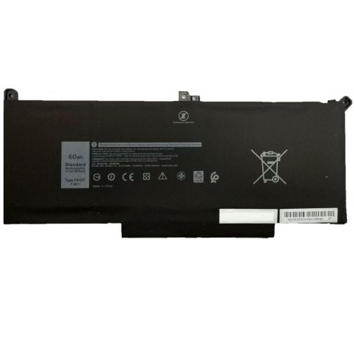 Nion Dell Latitude 7480, 14 7480, 14-7480, P73G, P73G001, P73G002 Uyumlu Batarya Pil