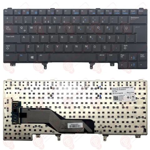 Dell 088J7Y, 88J7Y, 0C7FHD, C7FHD, 0HVND6, HVND6 Klavye Tuş Takımı Tuş Seti Siyah Türkçe