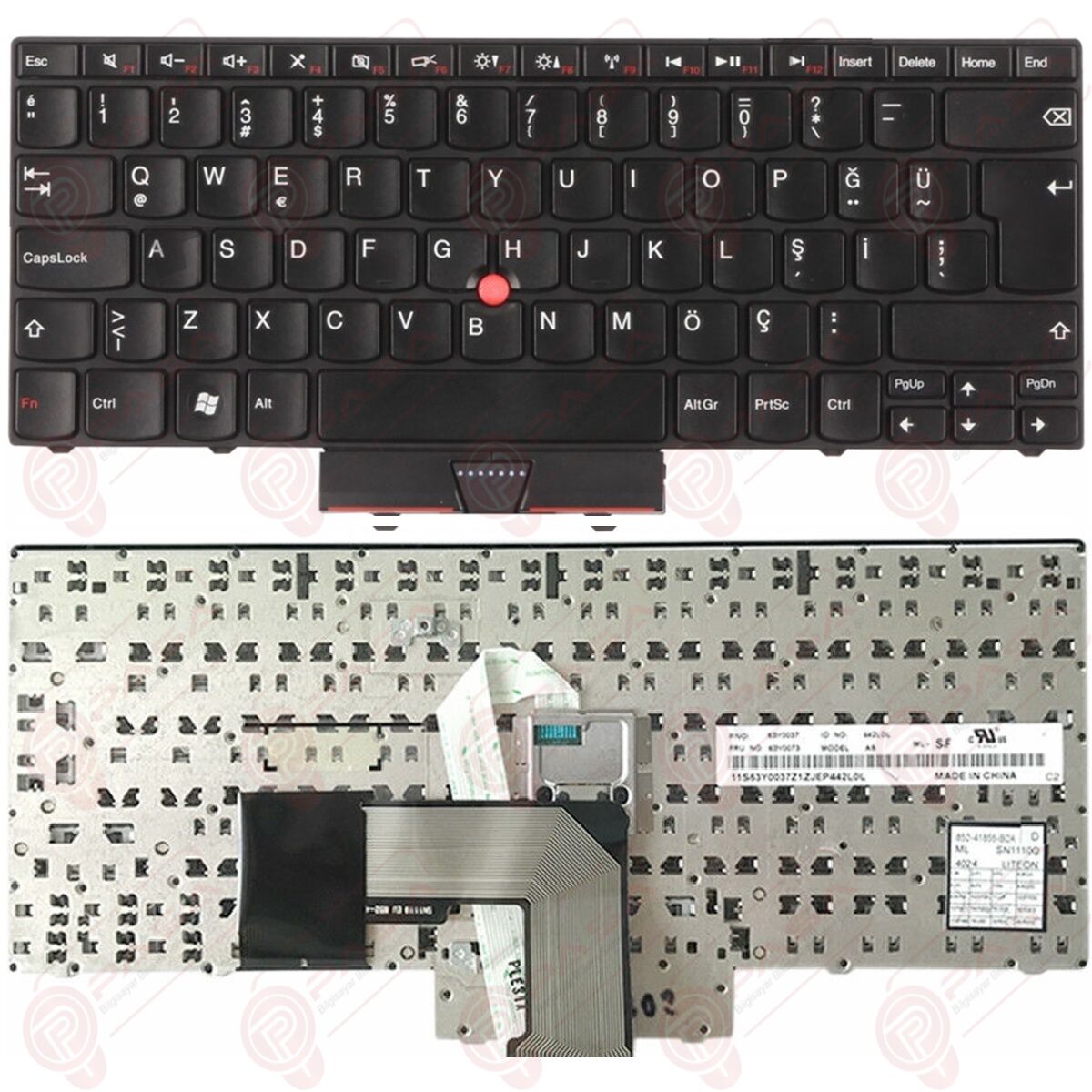 Lenovo 63Y0077, 63Y0149, 63Y0082, 63Y0154 Klavye Siyah TR