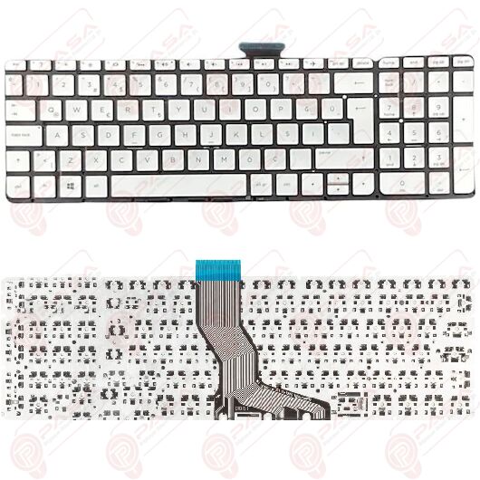 Hp Pavilion 15-AB102NT, 15-AB103NT, 15-AB104NT Klavye Tuş Takımı Tuş Seti Gri Türkçe