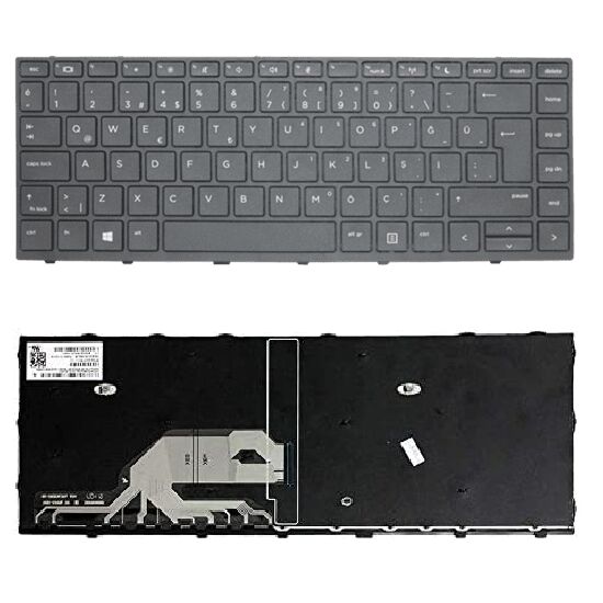 Hp ProBook 440 G5 Uyumlu Klavye Tuş Takımı Tuş Seti Siyah Türkçe