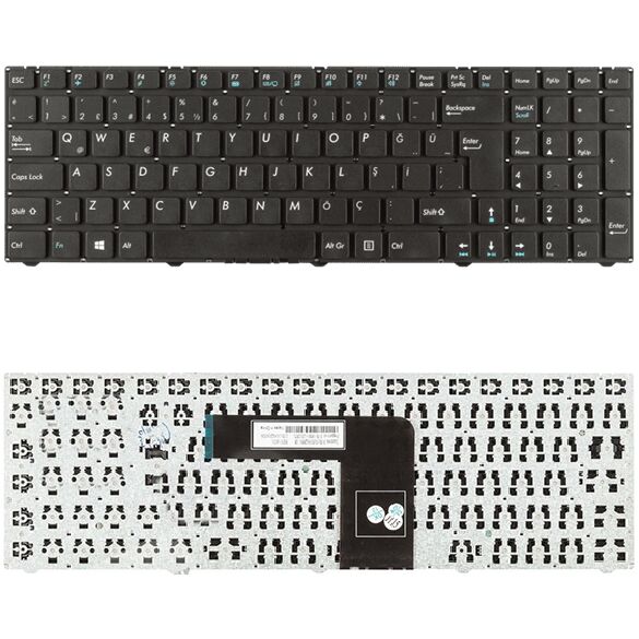 Casper Nirvana C300, C500, D15D Klavye Tuş Takımı Tuş Seti Siyah Türkçe