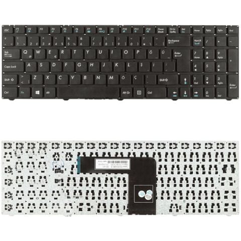 Casper Nirvana C300, C500, D15D Klavye Tuş Takımı Tuş Seti Siyah Türkçe