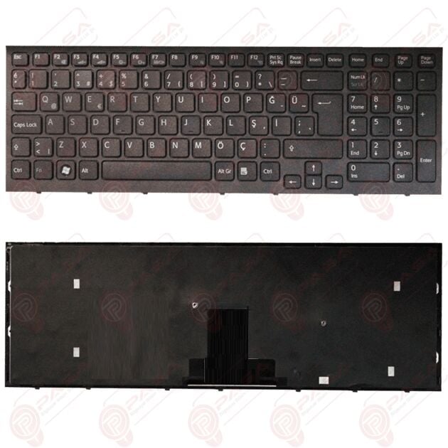 Sony 148792821, 148793221, 148793131 Klavye Siyah TR