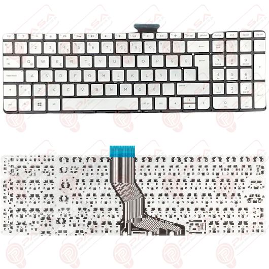 Hp Pavilion 17-AB001NT, 17-AB003NT, 17-AB009NT Klavye Tuş Takımı Tuş Seti Gri Türkçe