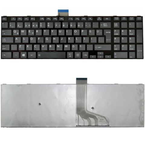 Toshiba Satellite L55T-A5232 Klavye Tuş Takımı Tuş Seti Türkçe Siyah Q