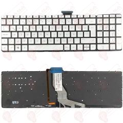 Hp 813678-001, 813678-141, 818093-001, 818093-141 Klavye Tuş Takımı Tuş Seti Led Işıklı Gri Türkçe