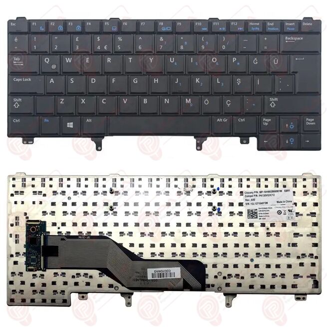 Dell PK130FN1A28, PK130FN1B00 Klavye Tuş Takımı Tuş Seti Siyah Türkçe