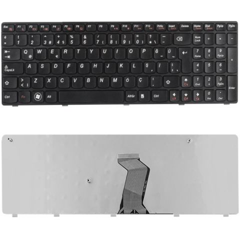 Lenovo ideaPad Z570, Z570A, 1024, 20095, 2563 Klavye Siyah TR