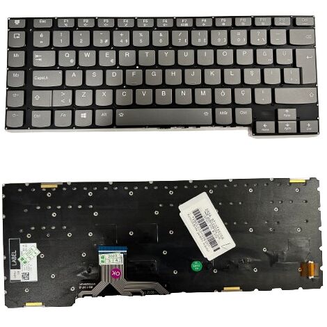 Lenovo Legion Y730-15ICH 81HD PD4Y-TR SN20Q99679 V173320AK1-TR Uyumlu Klavye RGB ışıklı Gri Türkçe