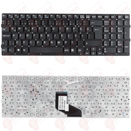 Sony Vaio VPCF23M1R, VPCF23N1E, VPCF23P1E Klavye Siyah TR