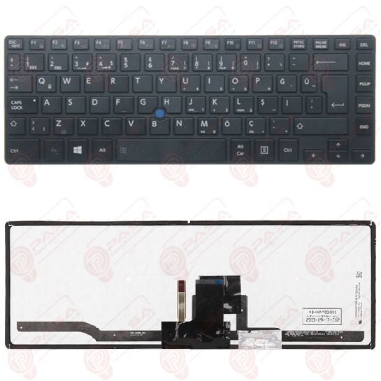 Toshiba Tecra Z40-B-110, Z40-B-11L Klavye Led Işıklı Siyah TR