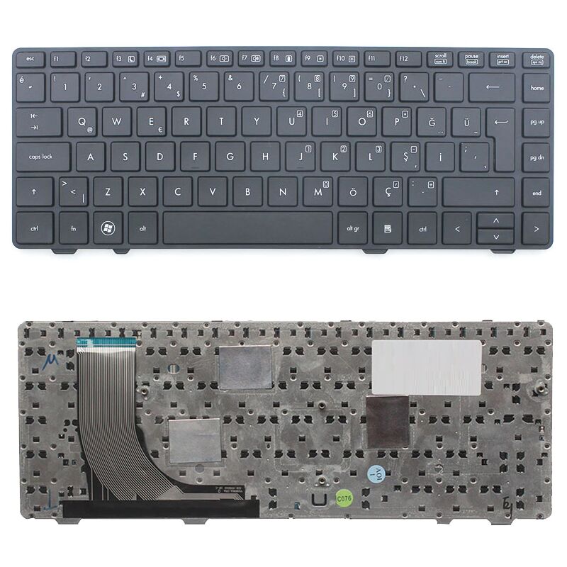 Hp 6360t Mobile Thin Client Uyumlu Klavye Tuş Takımı Tuş Seti Siyah Türkçe