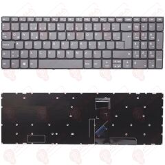 Lenovo V330-15IKB, 81AX Klavye Tuş Takımı Tuş Seti Gri Türkçe