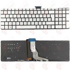 Hp Pavilion 17-G001NT Klavye Tuş Takımı Tuş Seti Led Işıklı Gri Türkçe