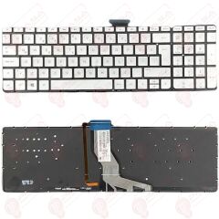 Hp Pavilion Gaming 15-AK001NT, 15-AK002NT Klavye Tuş Takımı Tuş Seti Led Işıklı Gri Türkçe