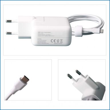 Apple Macbook Pro A1706, A1708, A1989, A2251, A2289, A2338 Uyumlu Adaptör Şarj Aleti Şarj Cihazı
