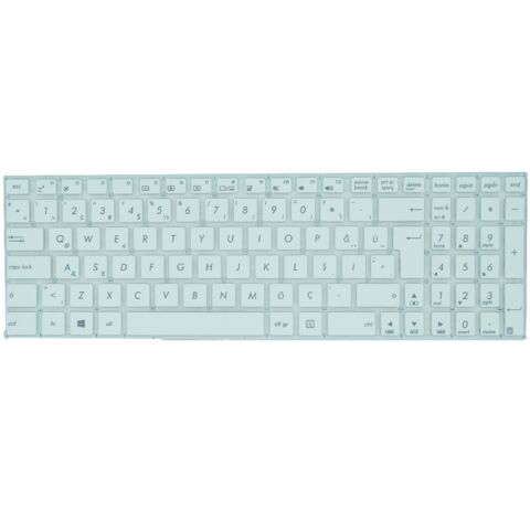 Asus K556UQ, K556UR, K556UV Klavye Beyaz Tuş Takımı Tuş Seti Türkçe