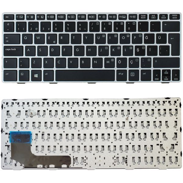 Hp Elitebook 810 G3 Klavye Tuş Takımı Tuş Seti Gri Türkçe