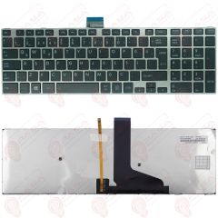 Toshiba V000310710, V000310810 Klavye Gri Işıklı TR