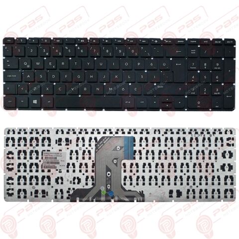 Hp 15-AY114NT, 15-AY115NT, 15-AY116NT Klavye Tuş Takımı Tuş Seti Siyah Q Türkçe