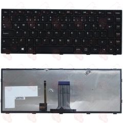 Lenovo 20395, 20539, 20549, 20641 Klavye Led Işıklı Siyah TR