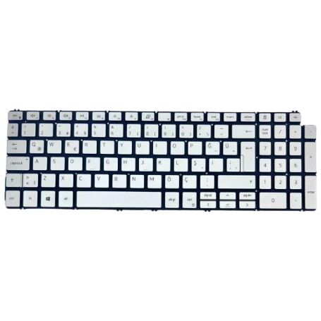 Dell inspiron 5598, 15-5598, 15 5598 Uyumlu Klavye Gri Tuş Takımı Tuş Seti Türkçe