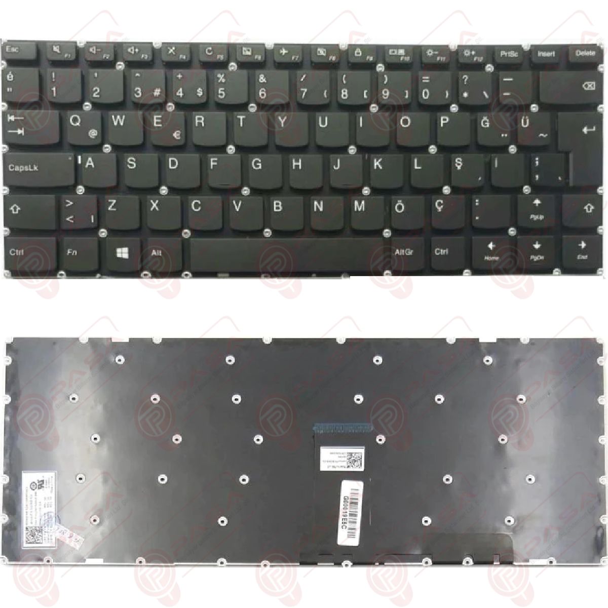 Lenovo V110-14IAP, 80TF Klavye Tuş Takımı Tuş Seti Siyah TR