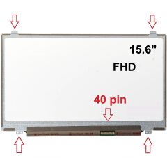 Sony Vaio SVF1521N6E, SVF1521NSTB Ekran 15.6 Slim 40 Pin FHD Screen