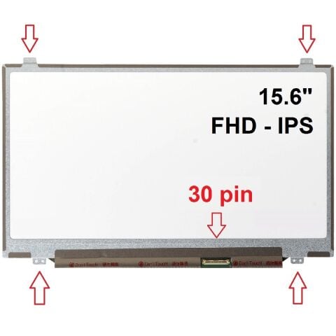 Casper Nirvana X500.1035-4C00T-G-F, X500.1035-4C00X-G-F Uyumlu Ekran Panel 15.6 Slim 30 Pin FHD IPS