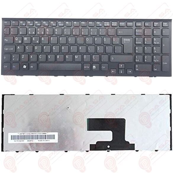 Sony Vaio VPCEE3M1E, VPCEE3M1R, VPCEE3S1E Klavye Siyah TR