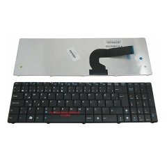 ASUS X755J, X755JA, X755JF KLAVYE TUŞ TAKIMI SİYAH RENK TÜRKÇE Q ÇERÇEVESİZ TİP
