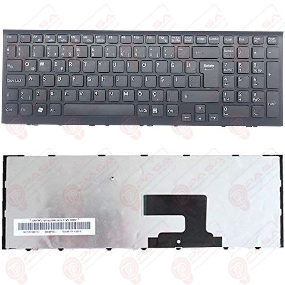 Sony Vaio VPCEE4J1E, VPCEE4M1E, VPCEE4M1R Klavye Siyah TR