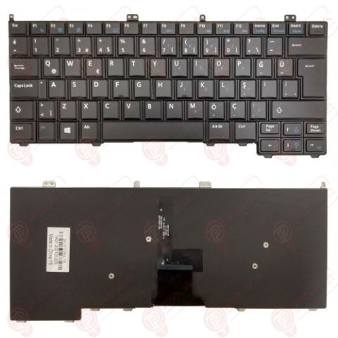 Dell Latitude 12 7000 E7240 Klavye Tuş Takımı Tuş Seti Siyah Türkçe