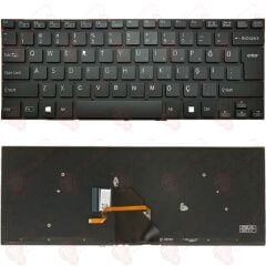 Sony Vaio Fit 14E Klavye Led Işıklı Siyah TR