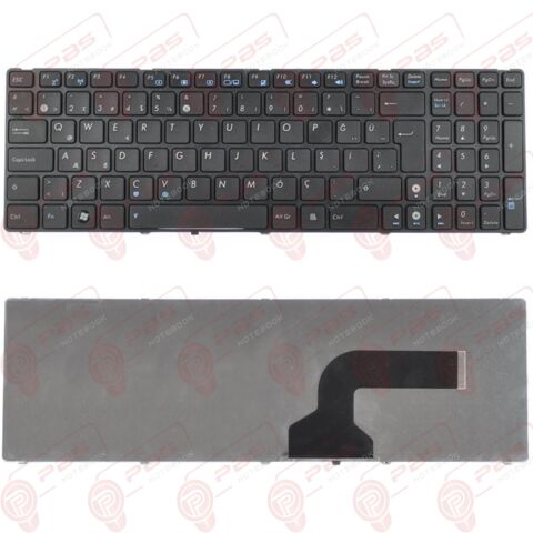 Asus N53SV-SZ129, N53SV-SZ948D, N53TK-SX007R Klavye Tuş Takımı Tuş Seti Siyah Türkçe